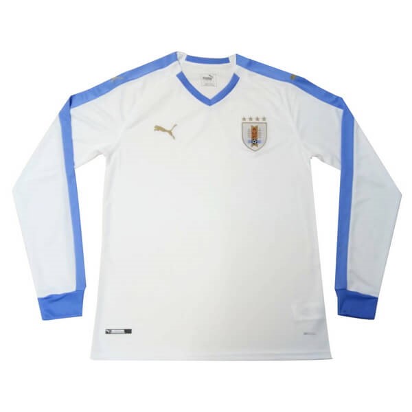 Camiseta Uruguay 2ª ML 2019 Blanco